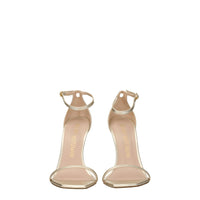 Stuart Weitzman Gold Leather Sandal
