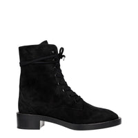 Stuart Weitzman Black Leather Ankle