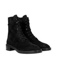 Stuart Weitzman Black Leather Ankle