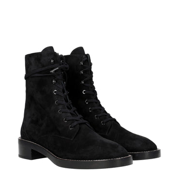 Stuart Weitzman Black Leather Ankle