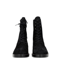Stuart Weitzman Black Leather Ankle