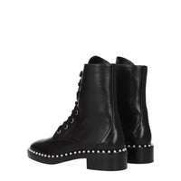 Stuart Weitzman Black Leather Ankle