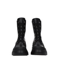 Stuart Weitzman Black Leather Ankle