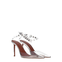 Amina Muaddi Transparent Pvc Sandal