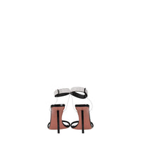 Amina Muaddi Black Crystals Sandal