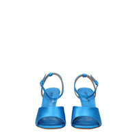 Off-White Blue Satin Sandal