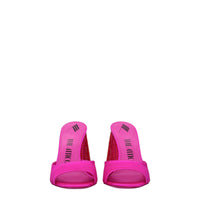 The Attico Pink Satin Sandal