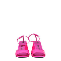 The Attico Pink Leather Sandal