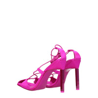 The Attico Pink Satin Sandal
