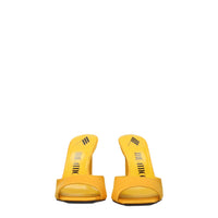 The Attico Orange Satin Sandal