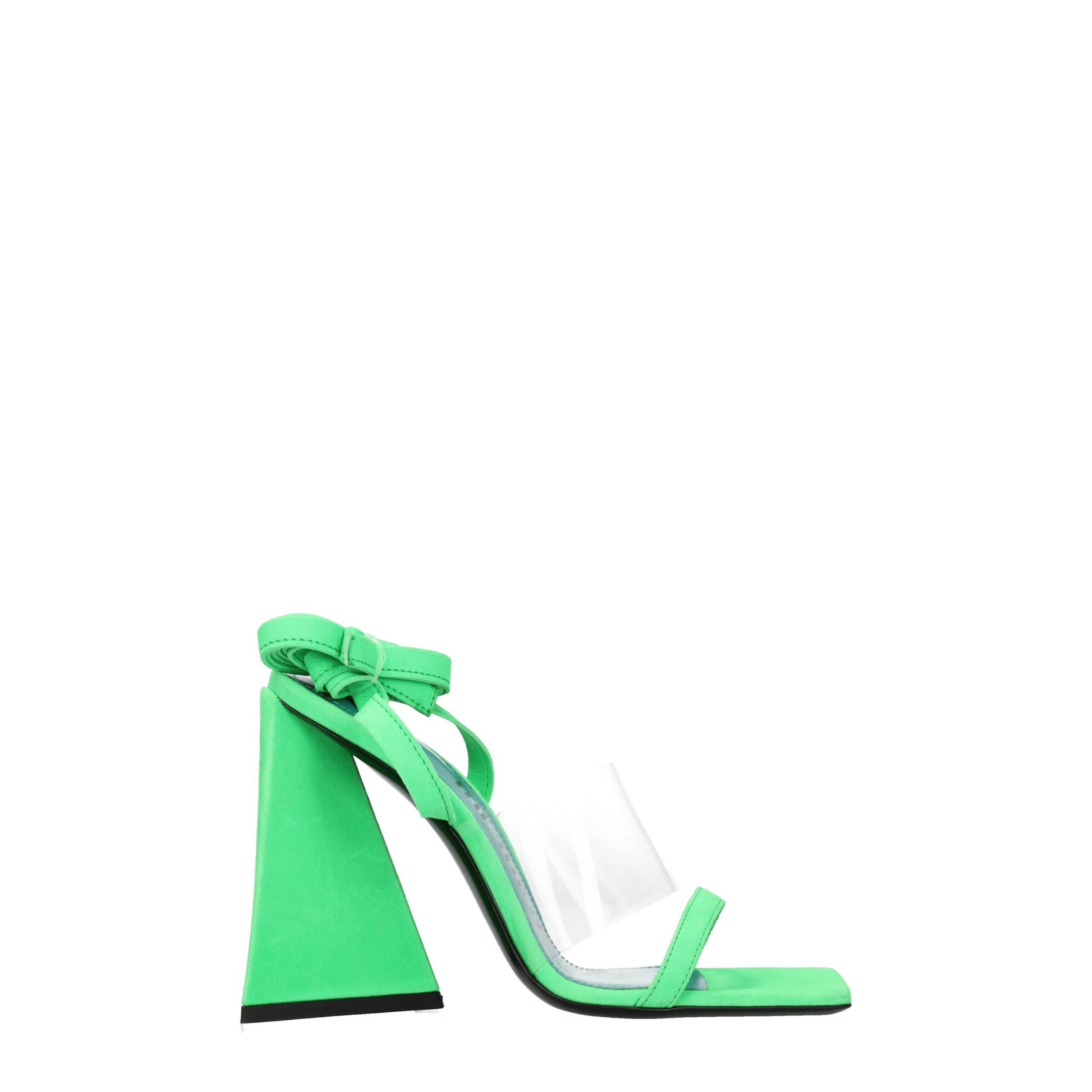 The Attico Transparent Leather Sandal