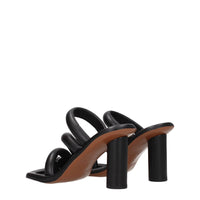 Ambush Black Leather Sandal