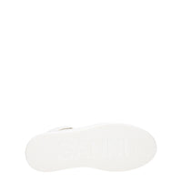 Ganni White Leather Sneakers