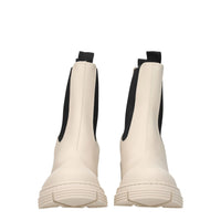 Ganni Gray Cotton Ankle