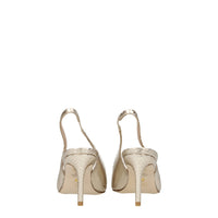 Stuart Weitzman Gold Leather Sandal