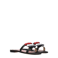 Thom Browne Black Leather Slipper