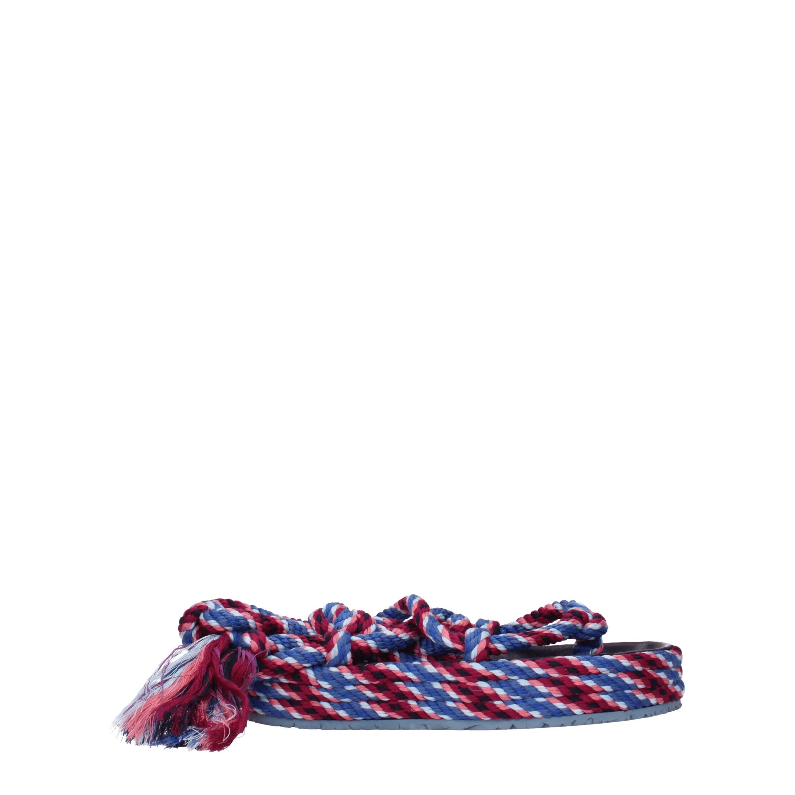 Isabel Marant Blue Fabric Sandal