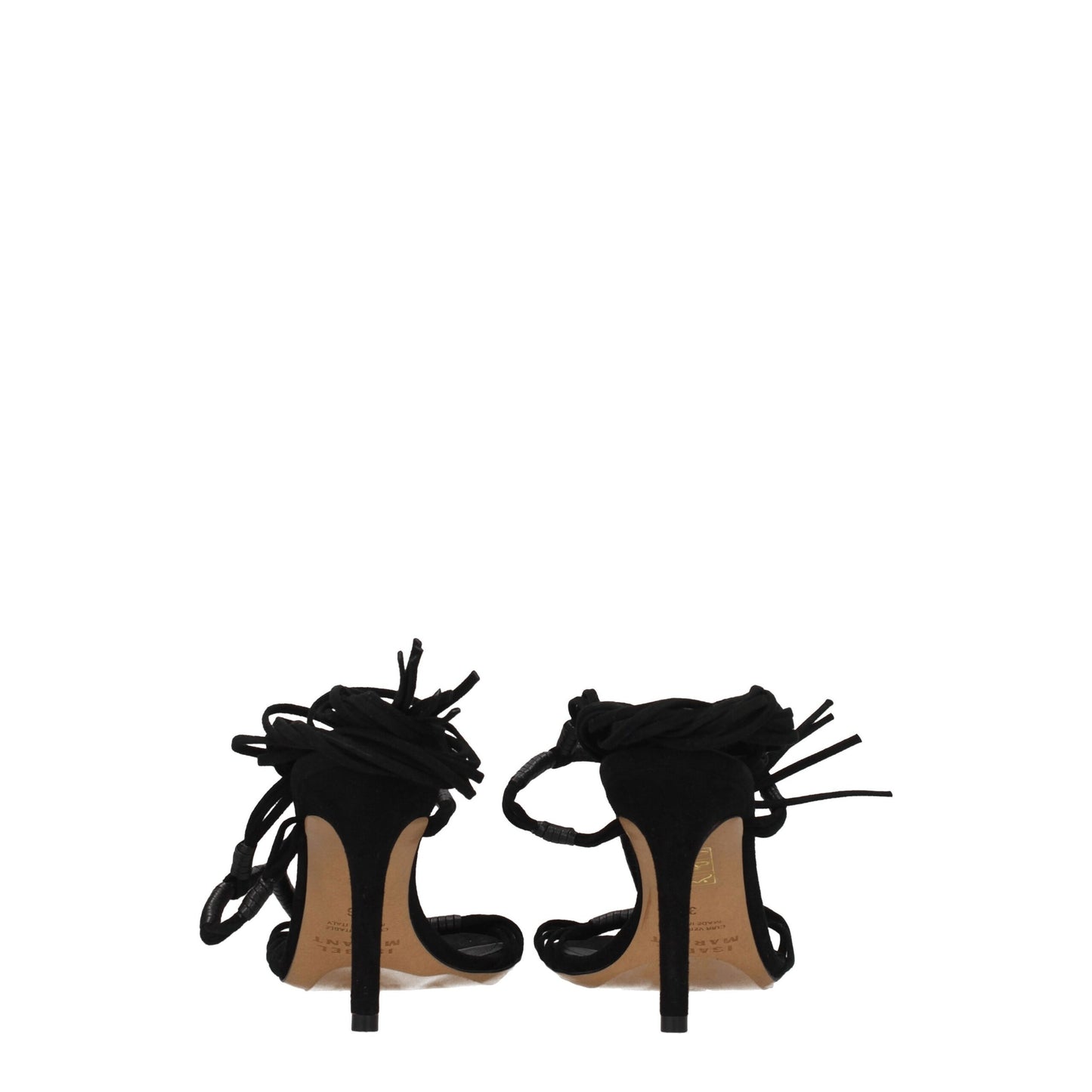 Isabel Marant Black Leather Sandal