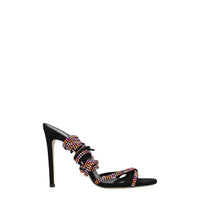 Paris Texas Black Leather Sandal