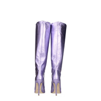 Paris Texas Purple Leather Boot