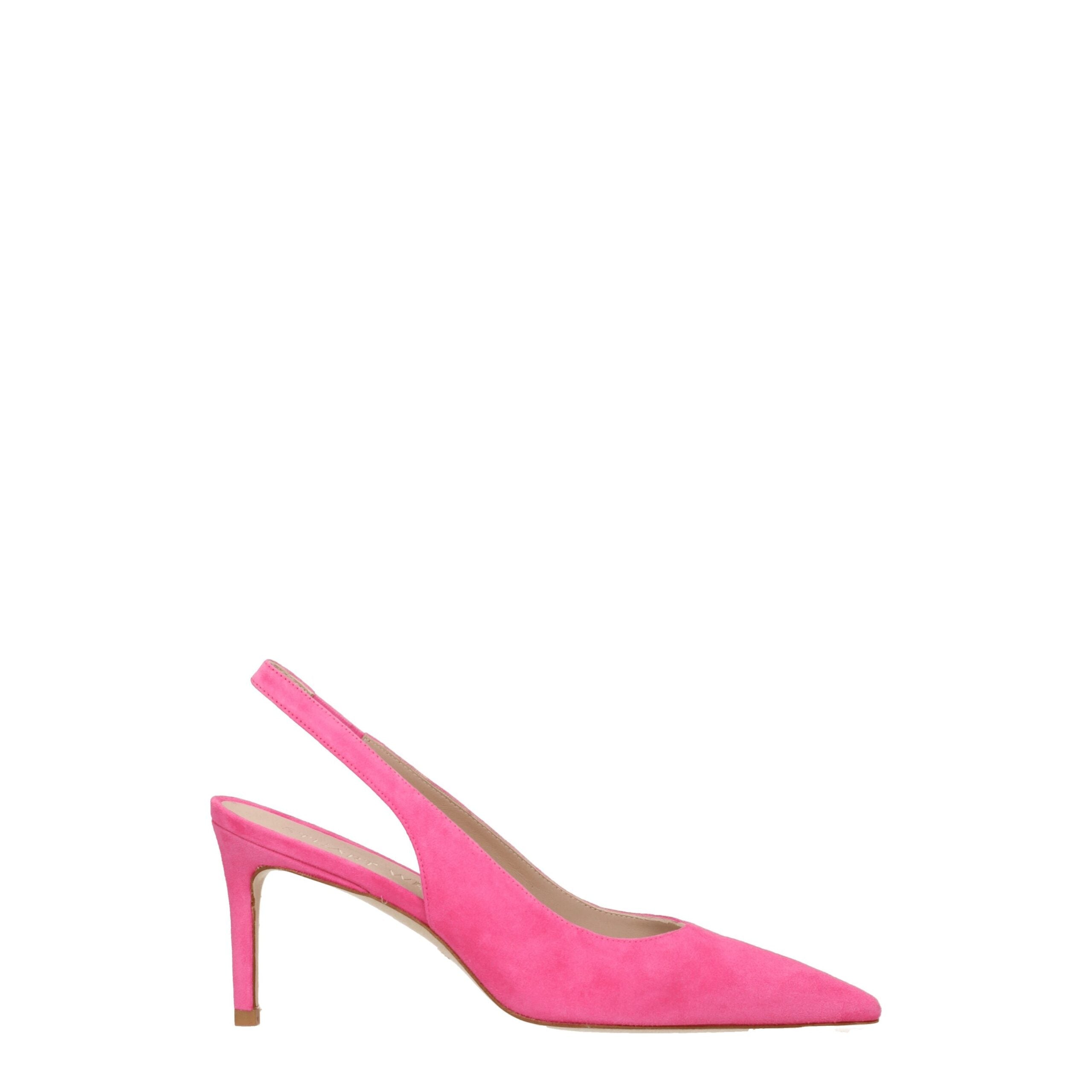 Stuart Weitzman Pink Leather Sandal
