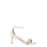 Stuart Weitzman White Leather Sandal