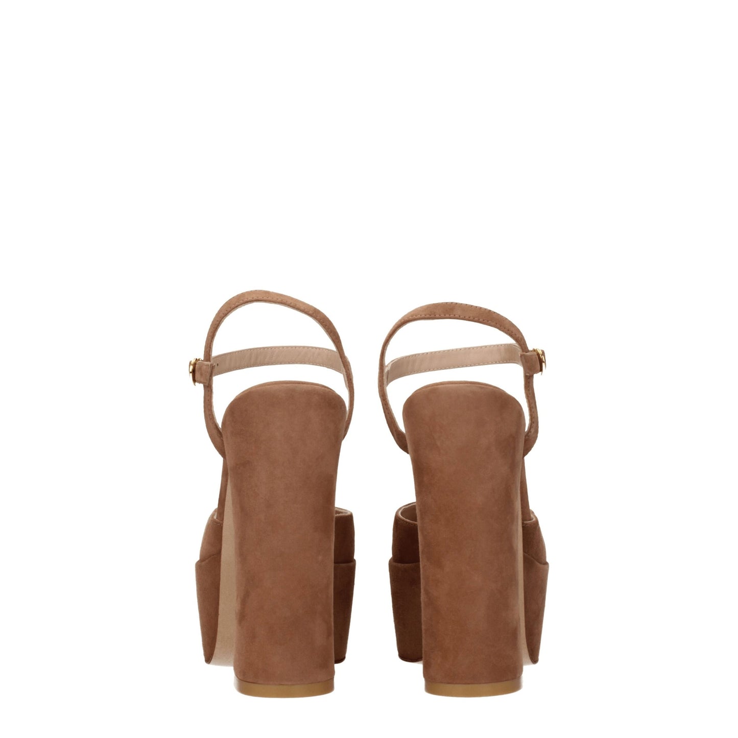 Stuart Weitzman Beige Leather Sandal
