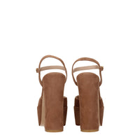 Stuart Weitzman Beige Leather Sandal
