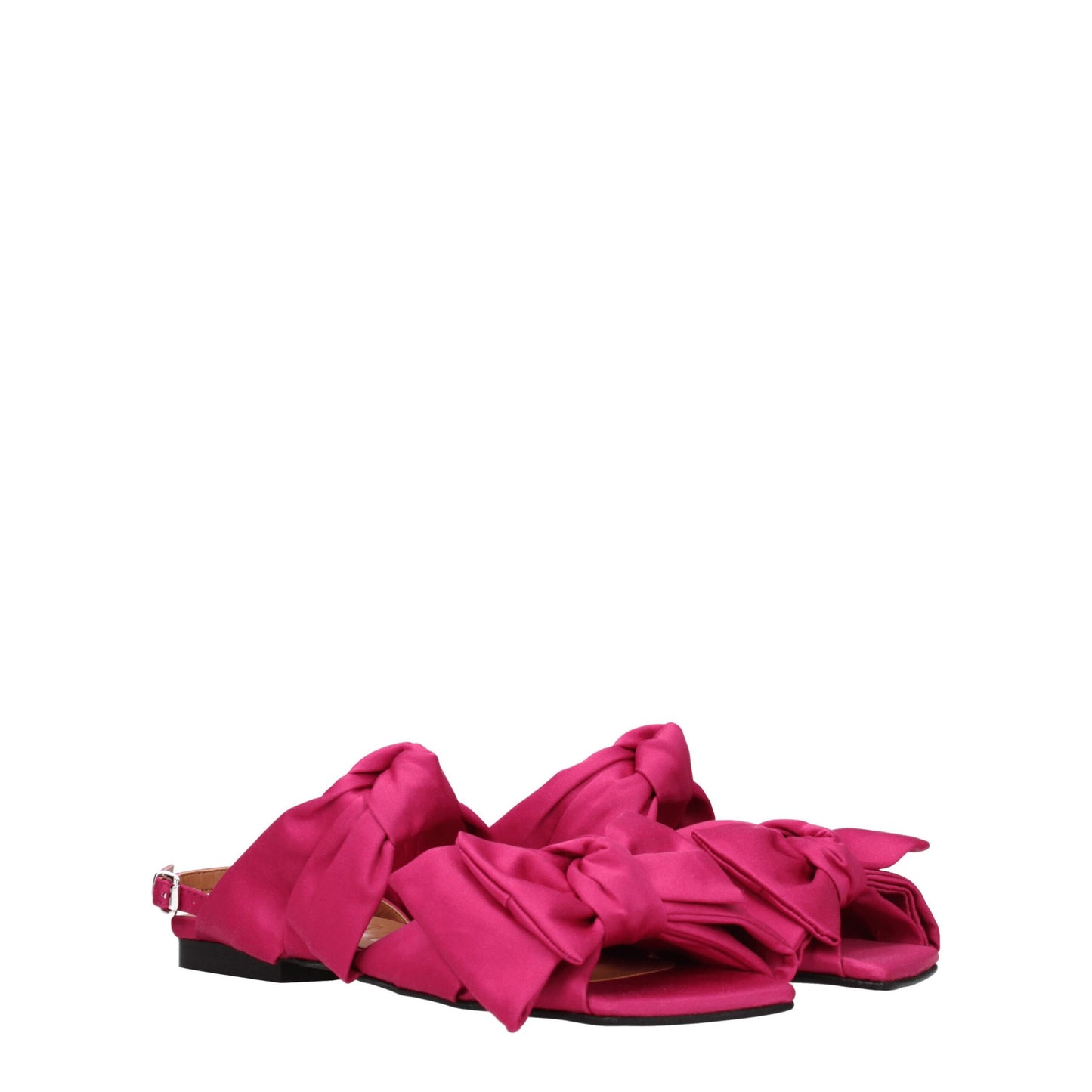 Ganni Pink Fabric Sandal