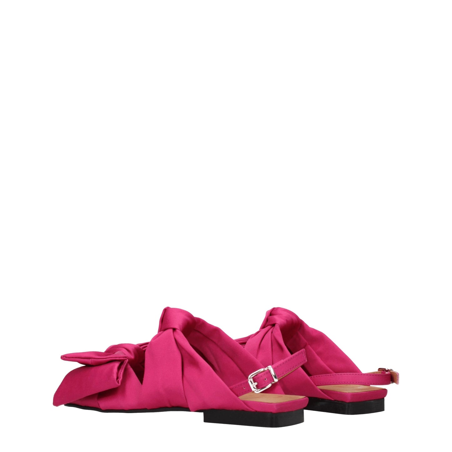 Ganni Pink Fabric Sandal