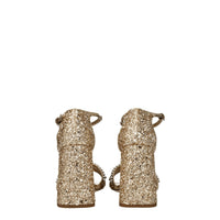 Miu Miu Gold Plastic Sandal