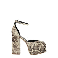 Paris Texas Beige Leather Sandal