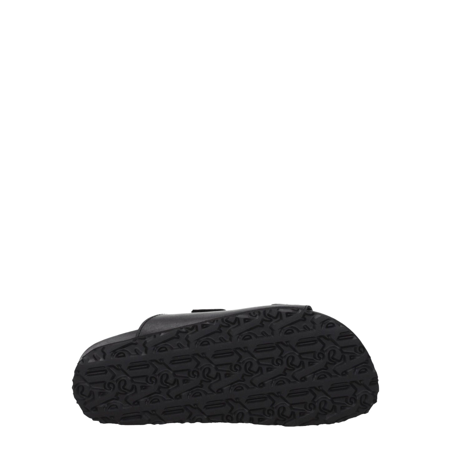 Palm Angels Black Leather Sandal