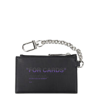 Off-White Black Leather Wallet
