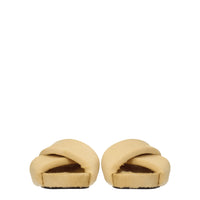 Jil Sander Beige Horsehair Slippers