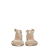 Stuart Weitzman Gold Leather Sandal