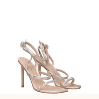 Stuart Weitzman Pink Satin Sandal