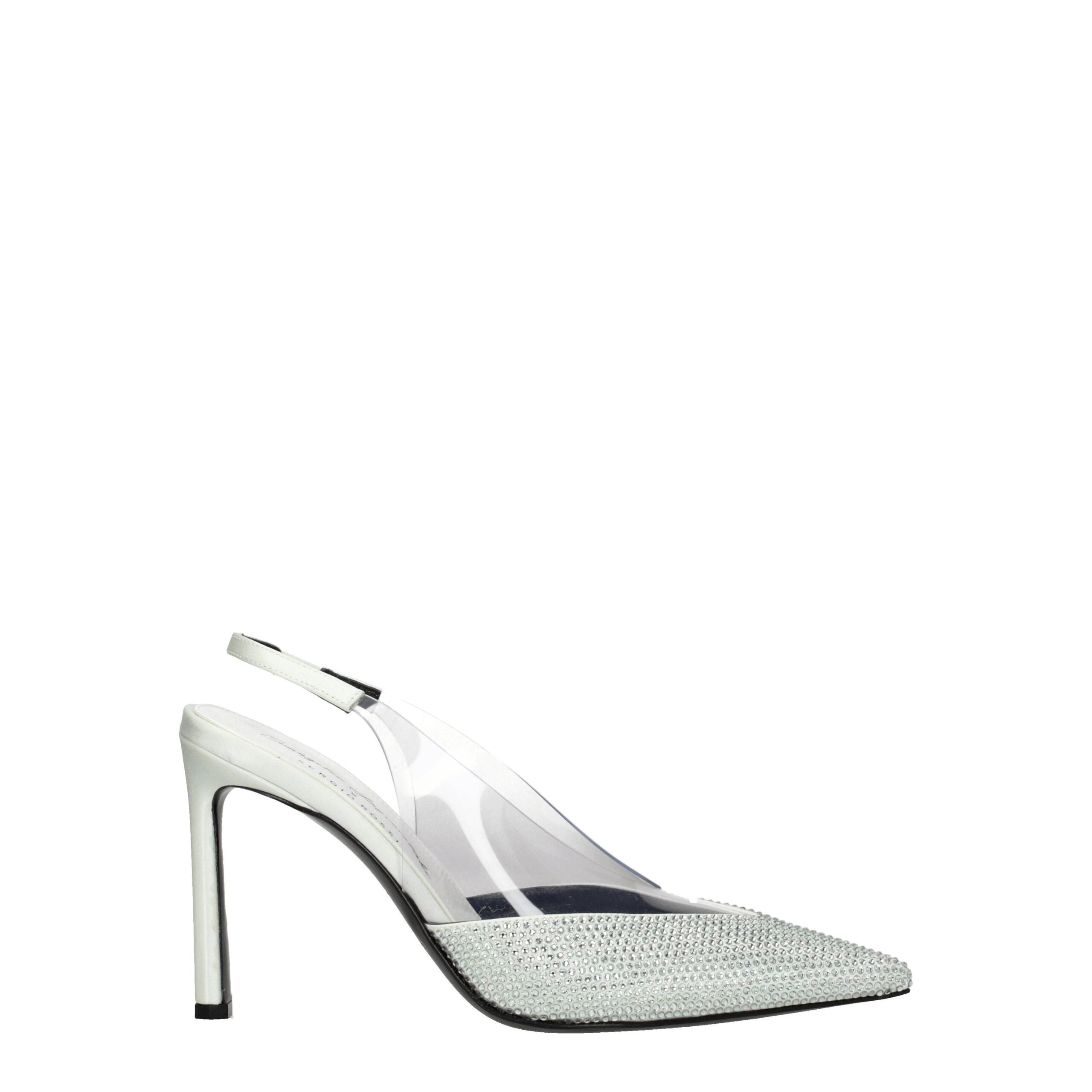 Sergio Rossi Green Satin Sandal
