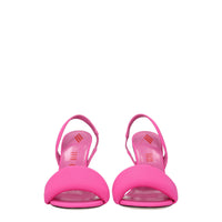 The Attico Pink Fabric Sandal