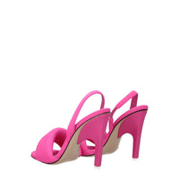 The Attico Pink Fabric Sandal