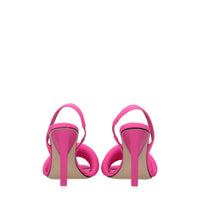 The Attico Pink Fabric Sandal