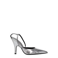 BY FAR Gray Leather Sandal