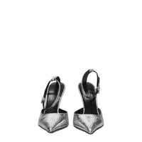 BY FAR Gray Leather Sandal