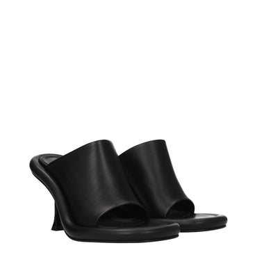 Jw Anderson Black Leather Sandal
