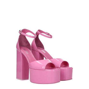 Paris Texas Pink Leather Sandal