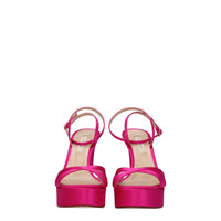 Casadei Pink Satin Sandal