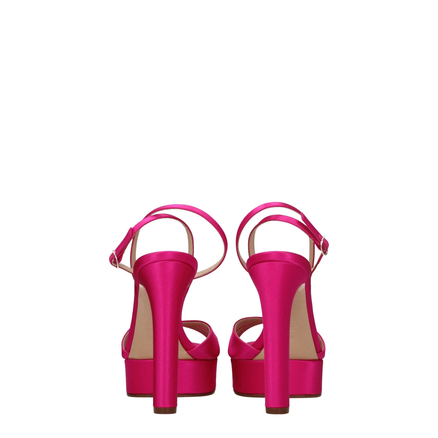Casadei Pink Satin Sandal