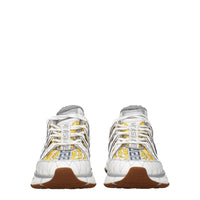 Versace White Fabric Sneakers