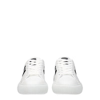 Versace White Leather Sneakers
