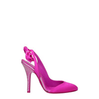 The Attico Pink Satin Sandal
